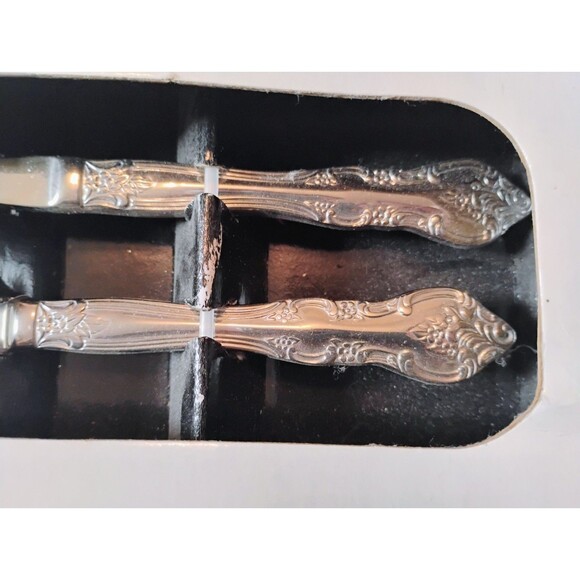 NEW IN BOX 12 Piece Vintage Hostess Set Wallace Glossy 18/10 Stainless Indonesia - Picture 6 of 14